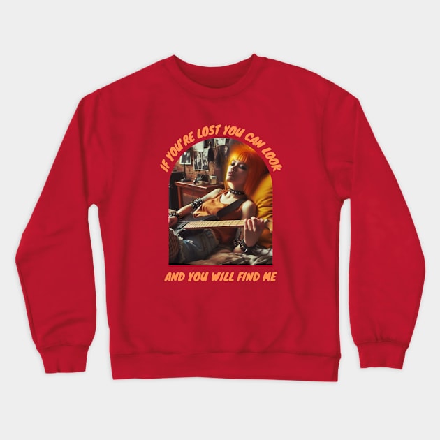 CYNDI LAUPER Time After Time Crewneck Sweatshirt by Seligs Music